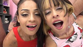 Angels of Hardcore 5on2 Zoe Breiny & Mells Blanco Anal Fisting