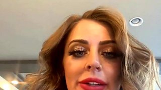 Busty funny housewife solo