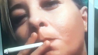 Tribute for smoking slut