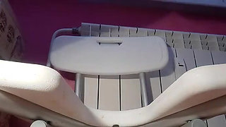 Fuck and spread my pussy on chair,speculum, cervix,squirt, panty fetish