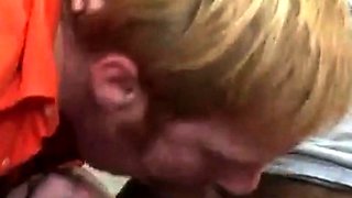 Redhead Gay Blows Straight Silver Fox in NYC