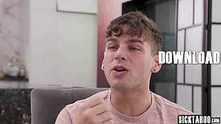 Raunchy blond hair lady teenage fucks her stud cousin