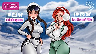 Enjoying a wild threesome with the hottest girls on the mountain