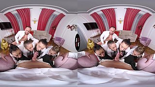 Eveline Dellai, Silvia Dellai VR Porn: Yes, This Is Real Double Twin Swap - VirtualTaboo