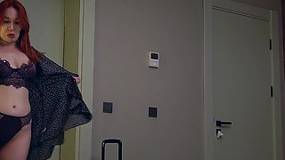 Step Mom Shares Bed with Step Son in 4K Hotel Fantasy-wild Night!