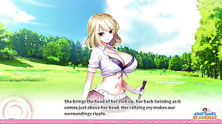 Ep32-1: Playing Tennis with Barato Reiko Turned Into a Doggstyle Position oppai Ero App Academy
