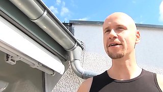 Tiny tits teenager next door at the casting