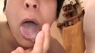 Cock hungry babe can t wait to taste his sperm ft. Hina Techibana: Big Tits, Hardcore  Brunette Porn