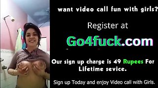 Indian chunky MILF amazing porn video