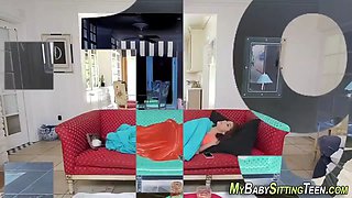 Cum face teen nanny