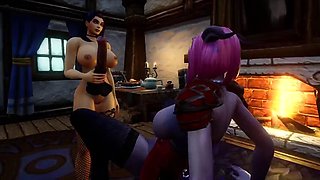 Fingering, Fisting and Extreme Dildo : Warcraft Porn Parody