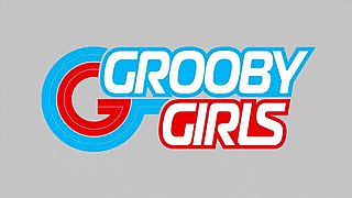 Escort's on couch movie by Grooby Girls