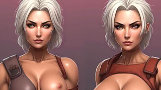 Sexy Mountain Babes 3D Animation