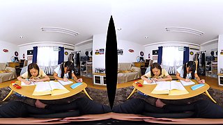 I’M A Teacher And My House Is Where All The Hot Tanned Girls Hang Out Part 1 - Petite Asian Schoolgirl Fffm Foursome