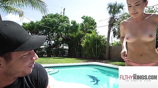 Natural tits smut with unimaginable Tyler Steel from Filthy Kings