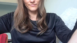 Double Dildo in Her 2 Holes