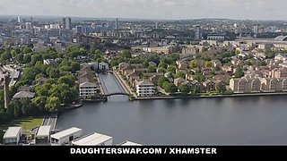 Daughterswap - teens caught by step dads get screwed