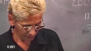 Fucking A Grandma In Prison