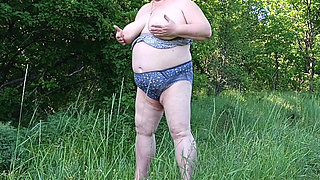 A Friend Undressed in the Park and Staged a Pissing