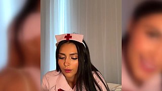 Sexy Nurse Fucked (1080p) - POV Homemade Cosplay Hardcore with Anal plug