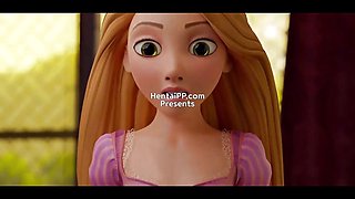 Rapunzel Gets A Little Bit Naughty With Her Guests Dick ( Cartoon Parody )