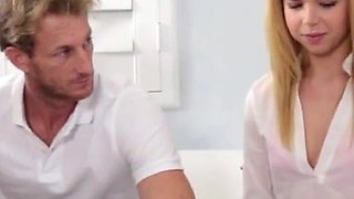 Family Strokes - Game night ends up with some passionate taboo orgy for sexy stepmom and hot stepsis