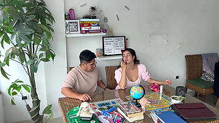 college girl presents anal and oral exam.
