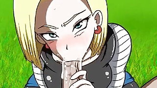 Dragon Ball - Android 18 - POV Blowjob Part12