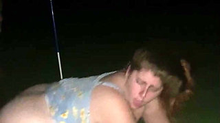 BBW & BBC Fucking in the Golf Course and BJ in Car Wash