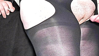 FUCKING A GIRL WITH A ANGLED VIRGIN PICK, AND CUM IN HER (CUM ON NYLON)