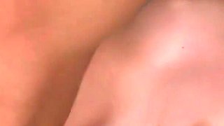 Cute brunette gets ass fucked and does a2m