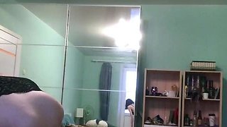 Petite small tit babe with perfect pussy masturbates