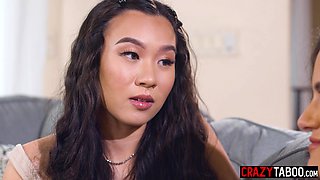 mom tries lesbian sex with steamy babes