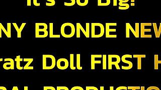 it's so Big" Skinny Blonde Newbie Kristiana Bratz Doll First Huge Cock - Immoral Productions 4K