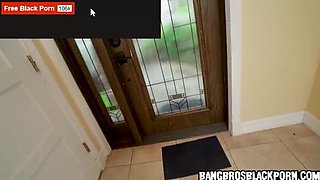 Sexy Ebony Maid Gets Naked For Payment - Big Black Ass Cleaning Service