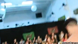 Energetic dream girl at facial movie