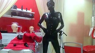 Kylies Latex Webcam Show BDSM Fun im Studio