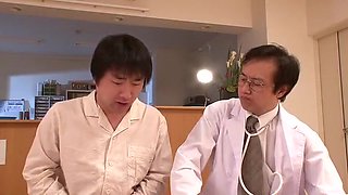 Amazing Japanese Chick In Exotic Threesomes, Nurse Jav Video With Chihiro Akino