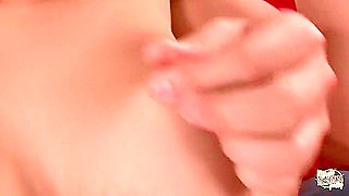 Playing With This Girls Tits And Clit Leads To Her Cute Little Pussy Getting Creamed