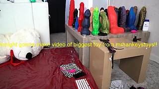 Bikini blonde amateurs first anal sex while useing a toy