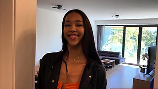 Tiny Filipina teen loves a big cock deep