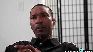 Exciting mommy masseus relaxing on an oily BIG BLACK COCK