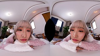 Blonde Asian Beauty's Wild Passion in Stunning VR Heat