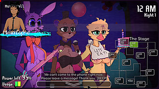 Five Nights at FuzzBoobs - Ready for some spooky fun while rock hard