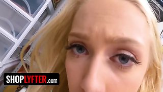 Smoking Hot Blonde Braylin Bailey Caught Stealing Vibrator Accepts The Consequences