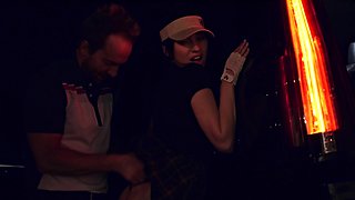 Hardcore sex lesson for sweet schoolgirl with small tits