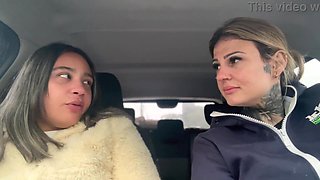 A woman who runs a ride-hailing app picks up a wheelchair user at Sé station. She doesn't have the money to pay for the ride! And she lets herself be sucked off after peeing as payment!