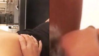 Real Cuckold Husband Cleans a Huge Load