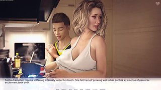 Hot Stepmom Fuck Adventure - Wife Cheats in 3D Animated Porn Game