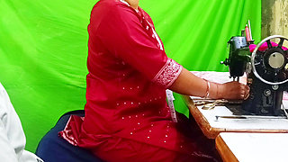 Tailor Girl's Secret Fitting - When the Customer Gets Too Close